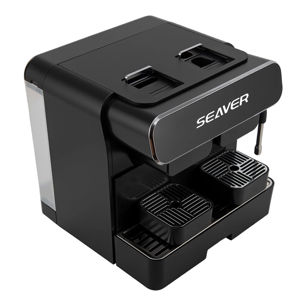 Double Head Capsule Coffee Machine nga adunay Steam Function
